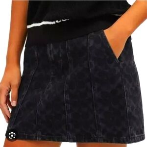 AUTHENTIC Coach Denim Skirt